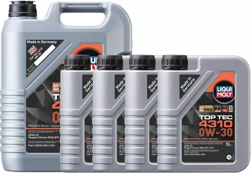 LIQUI MOLY TOP TEC 4310 0W30 C2 PSA B71 2312 9L