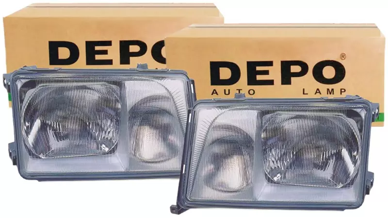 DEPO REFLEKTORY LAMPY PRZÓD MERCEDES E W124 93-