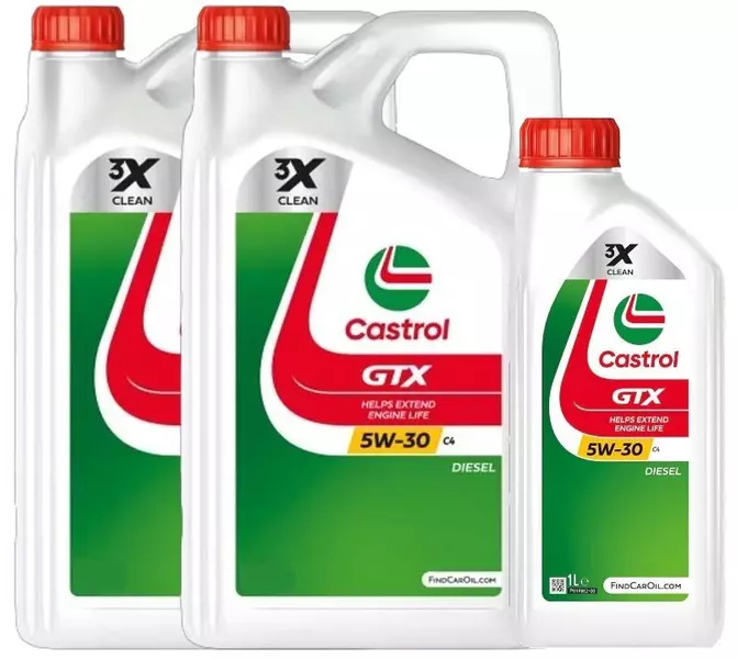 CASTROL GTX 5W30 C4 MB226.51 RN0720 9L