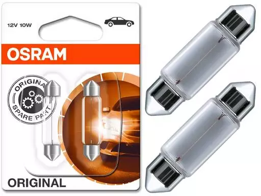 OSRAM ORIGINAL ŻARÓWKI C10W 12V 10W SV8.5-8 DUO