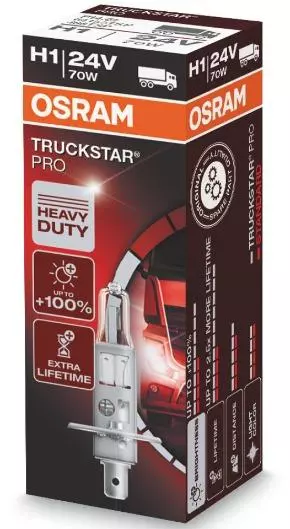 OSRAM TRUCKSTAR PRO ŻARÓWKA H1 24V 70W P14,5S