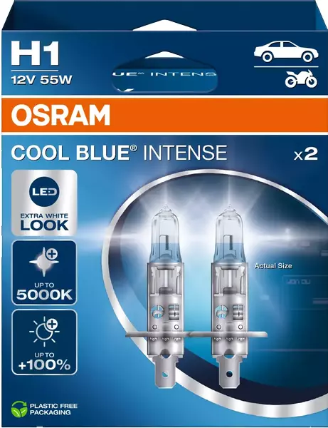 OSRAM COOL BLUE INTENSE ŻARÓWKI H1 DUO KPL