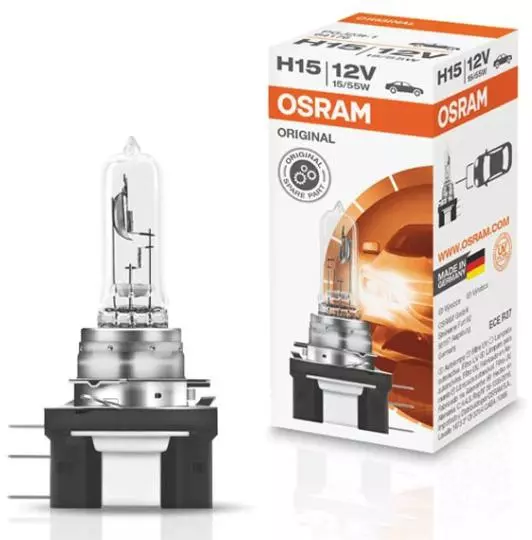 OSRAM ORIGINAL ŻARÓWKA H15 12V PGJ23T-1 64176