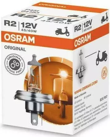 OSRAM ORIGINAL ŻARÓWKA R2 12V 45/40W P45T