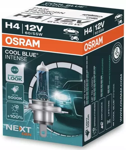 OSRAM COOL BLUE INTENSE ŻARÓWKA H4 12V 60/55W