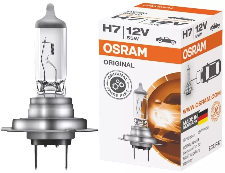 OSRAM ORIGINAL ŻARÓWKA H7 12V 55W PX26D 64210