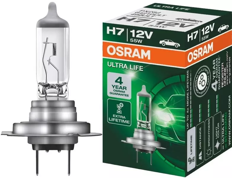 OSRAM ULTRA LIFE ŻARÓWKA H7 12V 55W PX26D