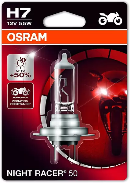 OSRAM NIGHT RACER +50% ŻARÓWKA H7 12V 55W PX26D