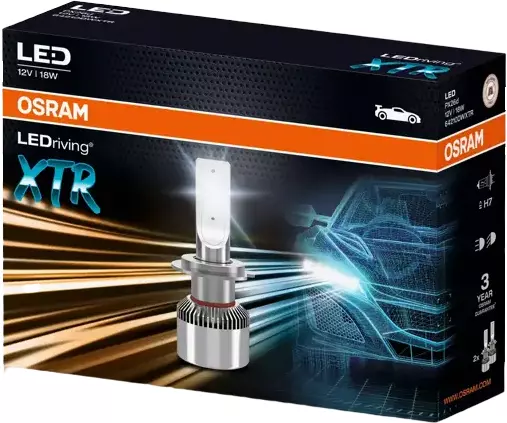 OSRAM ŻARÓWKI H7 LED DRIVING XTR 6000K WHITE 2SZT