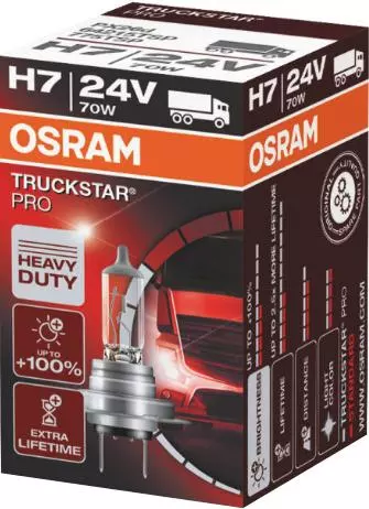 OSRAM TRUCKSTAR PRO ŻARÓWKA H7 24V 70W PX26D