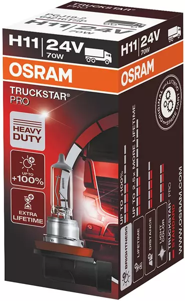 OSRAM TRUCKSTAR PRO ŻARÓWKA H11 24V 70W PGJ19-2