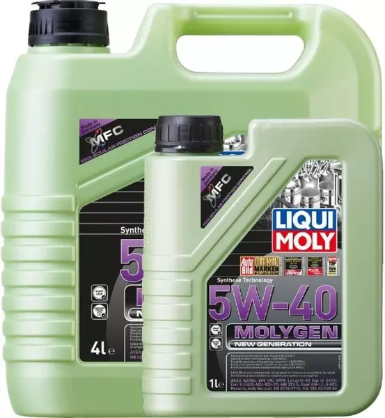 LIQUI MOLY MOLYGEN 5W40 A3/B4 SN VW 505.00 5L