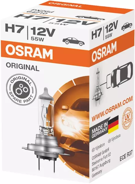 OSRAM ORIGINAL ŻARÓWKA H7 12V 55W PX26D 64210