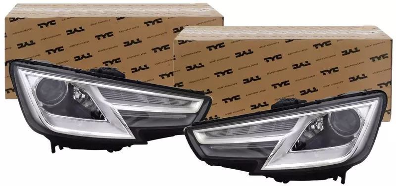 TYC REFLEKTORY LAMPY PRZÓD AUDI A4 B9