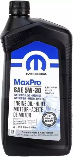 MOPAR MAXPRO OLEJ SILNIKOWY 5W30 946ML