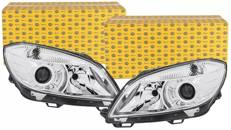 HELLA REFLEKTORY LAMPY PRZÓD SKODA FABIA II 10-