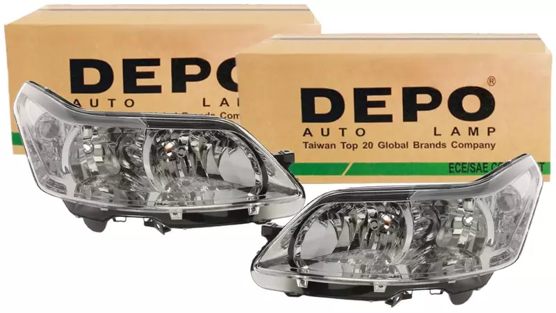 DEPO REFLEKTORY LAMPY PRZÓD CITROEN C4 2 SZT