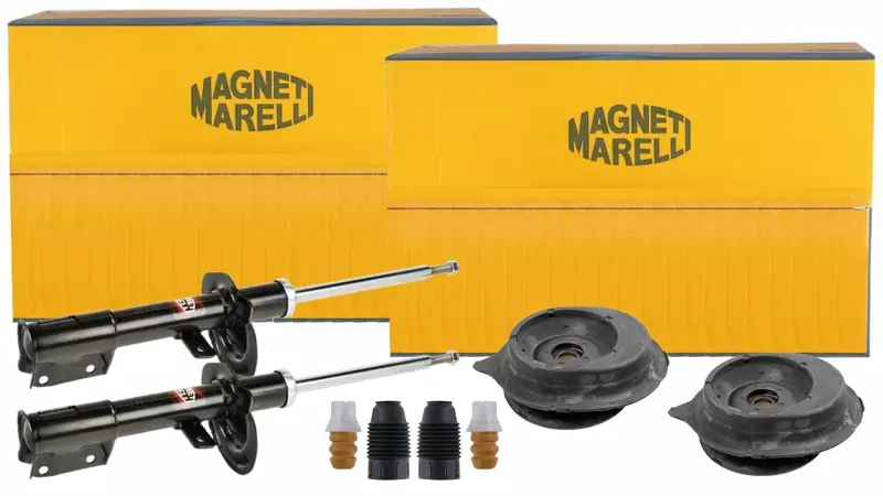 MAGNETI MARELLI AMORTYZATORY+OSŁ FIAT PANDA 169