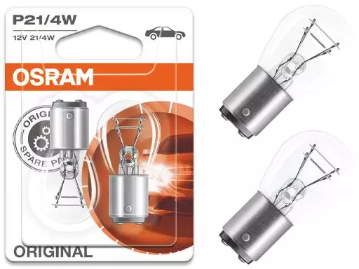 OSRAM ORIGINAL ŻARÓWKI P21/4W 12V BAZ15D DUO