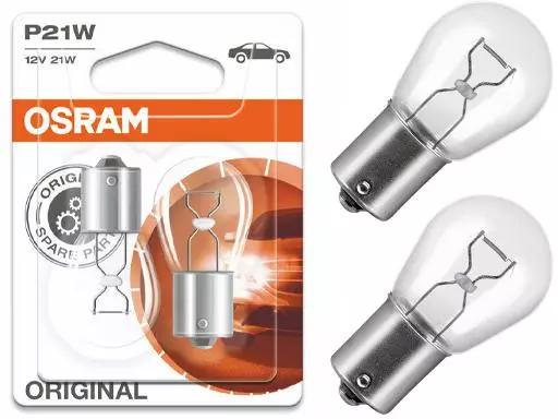 OSRAM ORIGINAL ŻARÓWKI P21W 12V 21W BA15S DUO