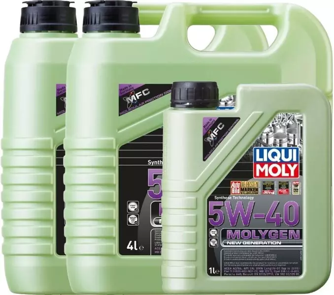 LIQUI MOLY MOLYGEN 5W40 A3/B4 SN VW 505.00 9L