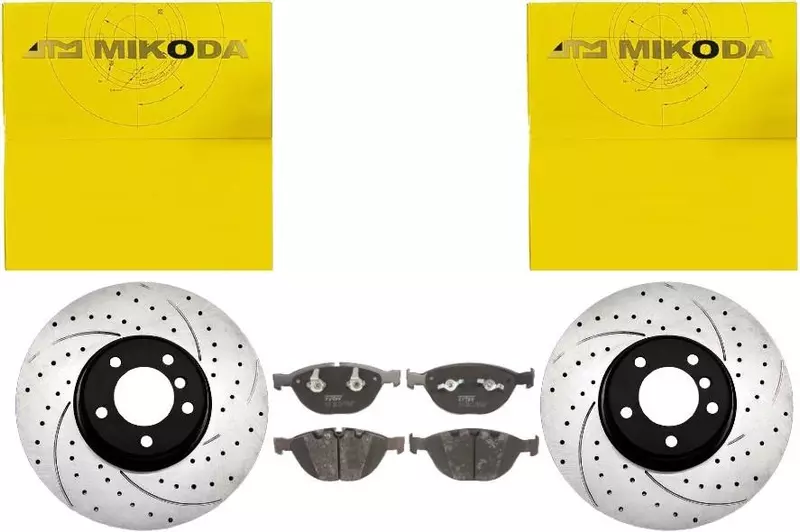 MIKODA GT TARCZE+KLOCKI PRZÓD BMW 5 E60 E61 6 E63 E64 348MM