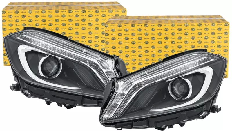 HELLA REFLEKTORY LAMPY PRZÓD MERCEDES A W176