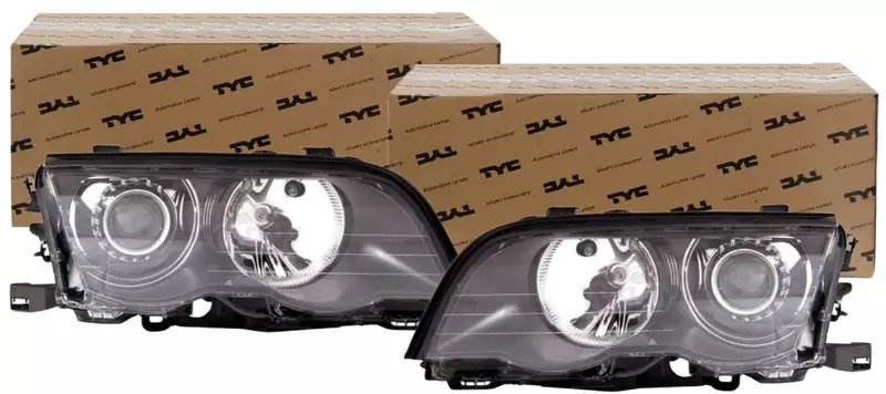 TYC REFLEKTORY LAMPY PRZÓD KPL BMW 3 E46 XENON