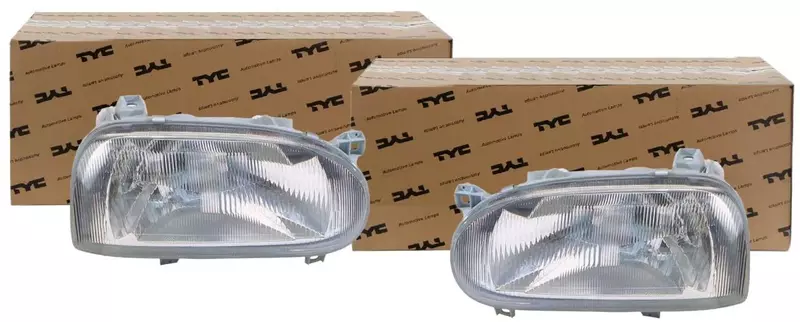 TYC REFLEKTORY LAMPY PRZÓD KPL VW GOLF III H4