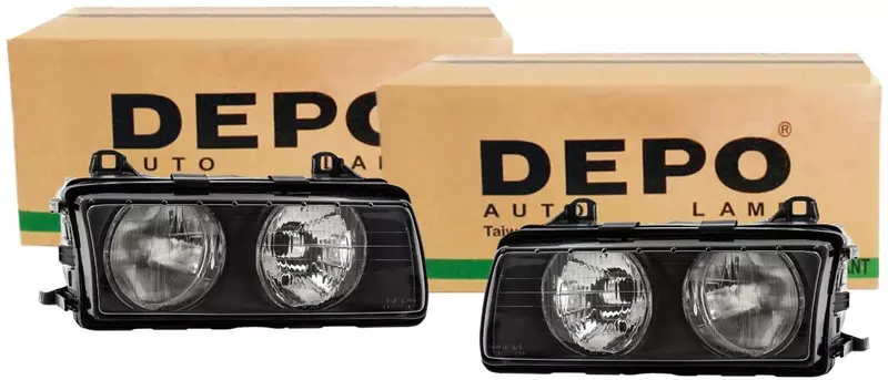 DEPO REFLEKTORY LAMPY PRZÓD BMW 3 E36 2 SZT