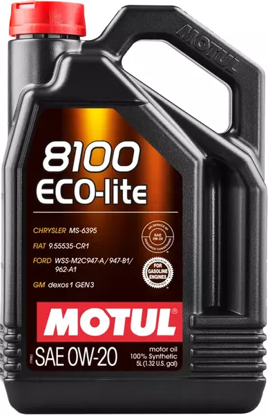 MOTUL 8100 ECO-LITE 0W20 API SP RC ILSAC GF-6A 5L