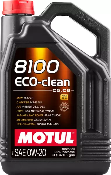 MOTUL ECO-CLEAN 8100 0W20 C5 SP ILSAC GF-6A 5L