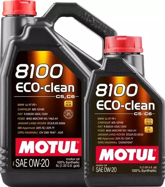 MOTUL ECO-CLEAN 8100 0W20 C5 SP ILSAC GF-6A 6L