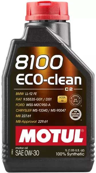 MOTUL 8100 ECO-CLEAN 0W30 ACEA C2 API SN 1L