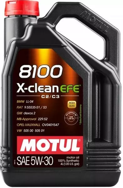 MOTUL 8100 X-CLEAN EFE OLEJ SILNIKOWY 5W30 4L