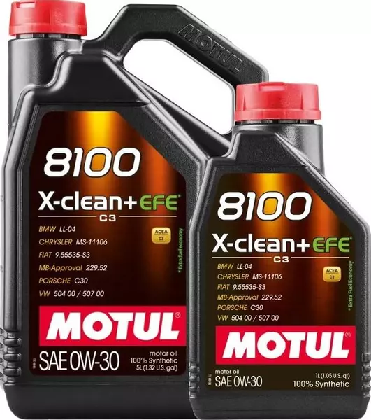 MOTUL 8100 X-CLEAN+ EFE OLEJ SILNIKOWY 0W30 6L