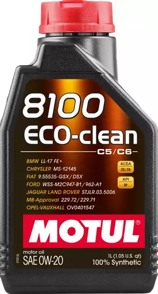 MOTUL ECO-CLEAN 8100 0W20 C5 SP ILSAC GF-6A 1L