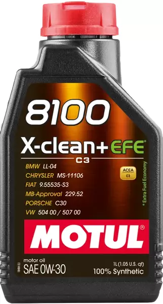 MOTUL 8100 X-CLEAN+ EFE OLEJ SILNIKOWY 0W30 1L