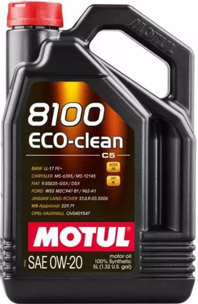 MOTUL ECO-CLEAN 8100 0W20 C5 SP ILSAC GF-6A 5L