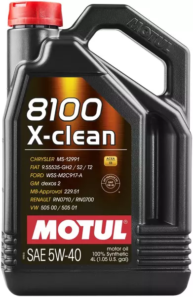 MOTUL 8100 X-CLEAN C3 OLEJ SILNIKOWY 5W40 4L