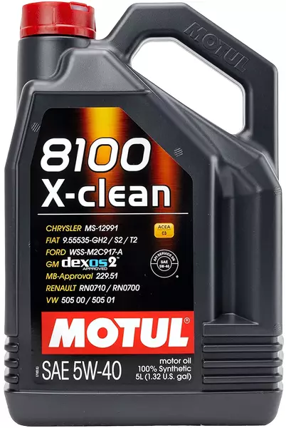 MOTUL 8100 X-CLEAN C3 5W40 API SN DEXOS2 5L