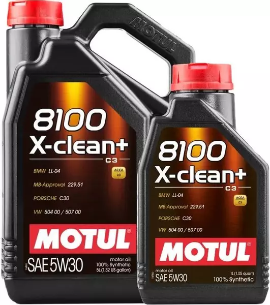 MOTUL 8100 X-CLEAN+ 5W30 SM/CF C3 6L