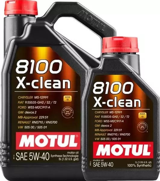 MOTUL 8100 X-CLEAN C3 5W40 API SN DEXOS2 6L