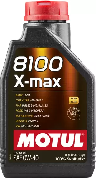 MOTUL 8100 X-MAX 0W40 API SP ACEA A3/B4 1L