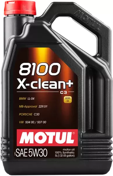 MOTUL 8100 X-CLEAN+ 5W30 SM/CF C3 5L