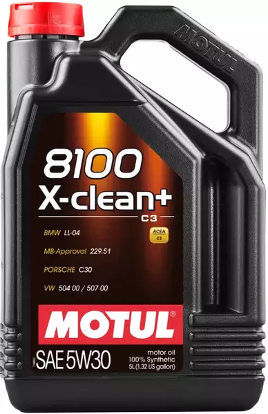 MOTUL 8100 X-CLEAN+ 5W30 SM/CF C3 5L