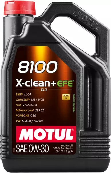 MOTUL 8100 X-CLEAN+ EFE OLEJ SILNIKOWY 0W30 5L