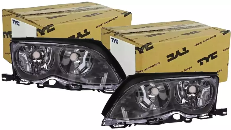 TYC REFLEKTORY LAMPY PRZÓD KPL BMW 3 E46 2001-