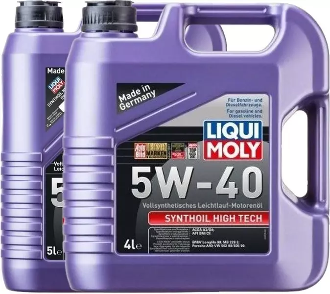 LIQUI MOLY SYNTHOIL HIGH TECH 5W40 SN/CF A3/B4 9L