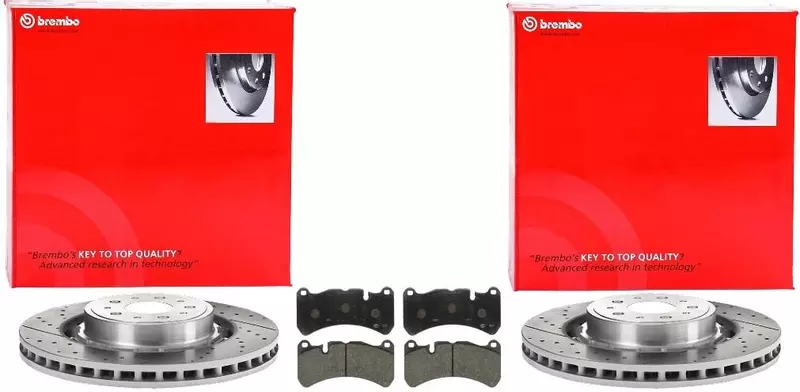 BREMBO TARCZE+KLOCKI PRZÓD MASERATI GRAN TURISMO 360MM